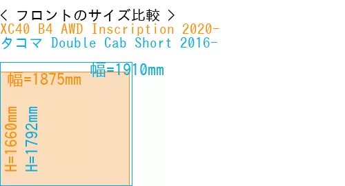 #XC40 B4 AWD Inscription 2020- + タコマ Double Cab Short 2016-